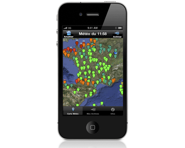 Application METEO-AERO développée par F-AERO