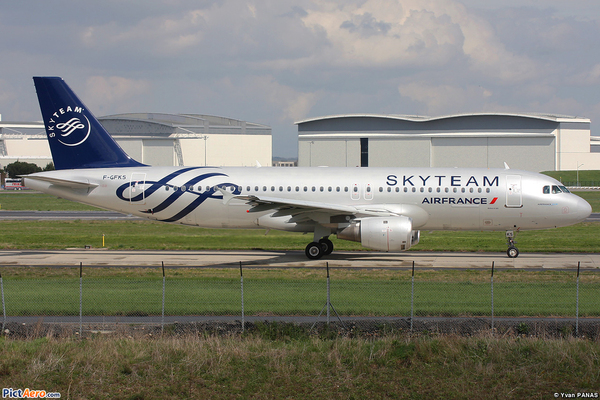 Airbus A320 Air France couleur SKYTEAM