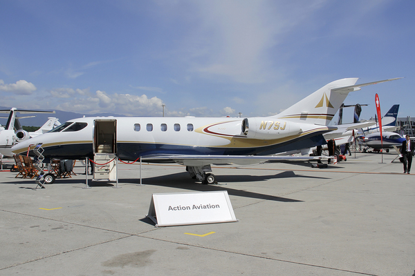 Swearingen SJ-30 à Genève pour EBACE 2011