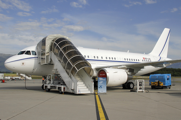 Airbus A319 ACJ à EBACE