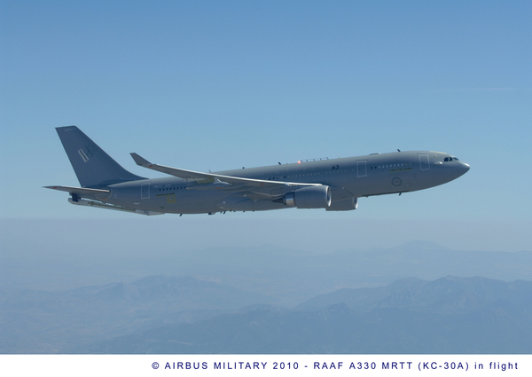 La RAAF réceptionne le premier A330 MRTT