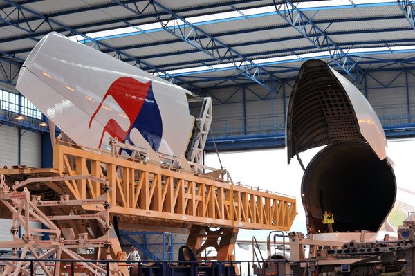 L'assemblage final de l'Airbus A380 Malaysia Airlines a débuté