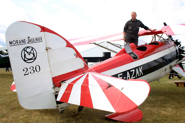 M. Vandentorren sur son MS-230 à La Ferté Alais M. Vandentorren sur son MS-230 à La Ferté Alais
