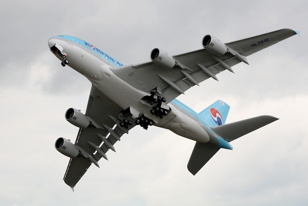 L'A380 Korean Air au Bourget 2011