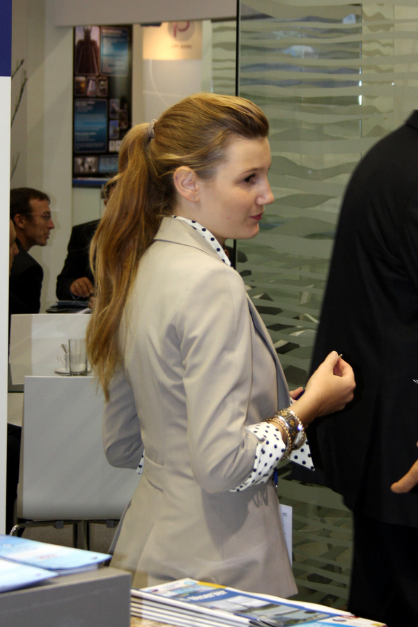 Les hôtesses au salon du Bourget 2011