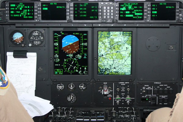 Vol en C130J au Bourget 2011
