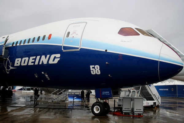 Le nez du Boeing 787 au Bourget 2011