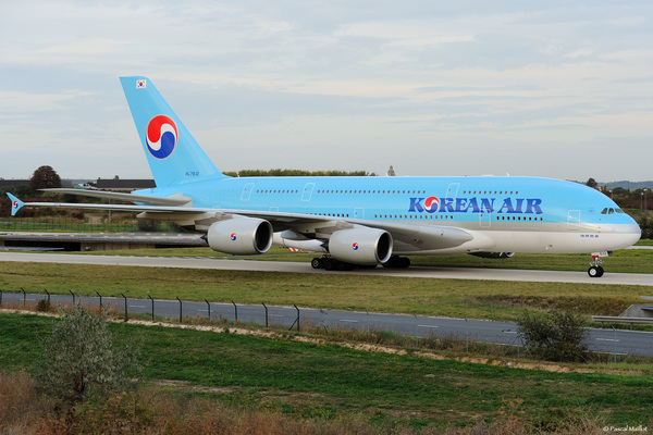 L'A380 Korean Air à CDG pour la première fois