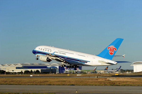 China Southern reçoit son premier Airbus A380