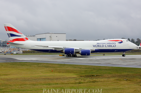 Boeing 747-8F aux couleurs de British Airways World Cargo
