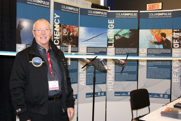 Monsieur Claude Michel vice président exécutif Solar Impulse