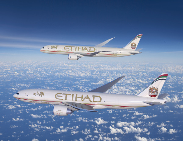 Boeing 787-900 et 777 freighter Etihad