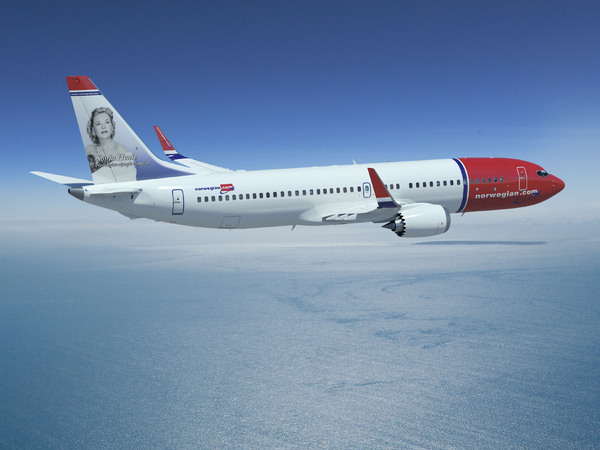 Boeing 737 MAX de Norwegian