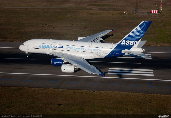 Trent XWB sur l'A380 