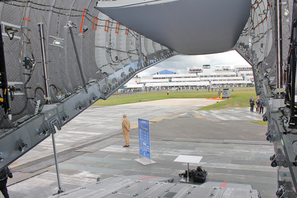 L'intérieur de l'Airbus A400 M