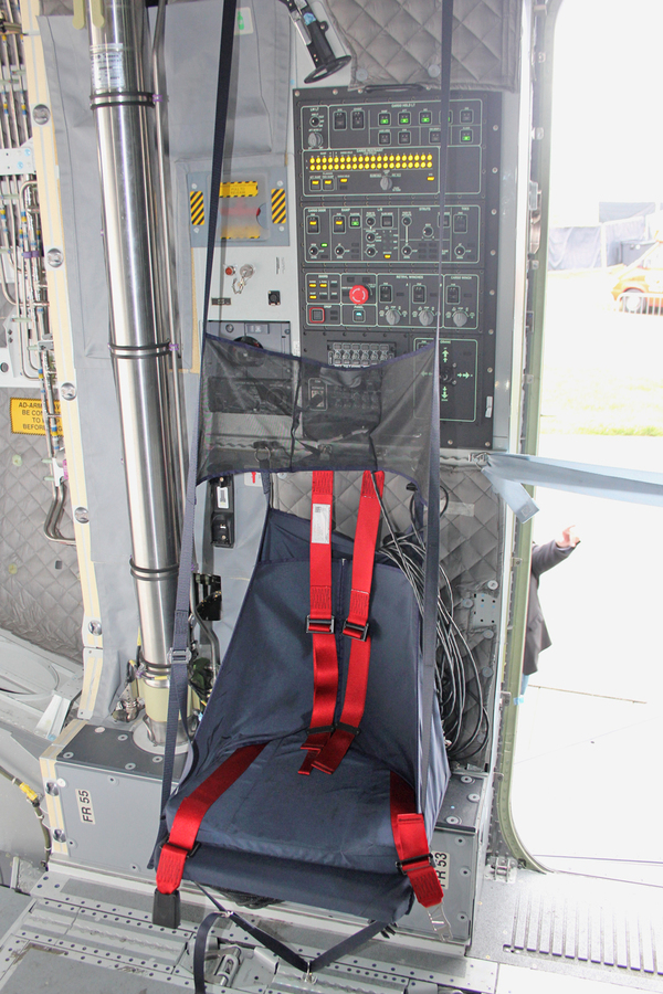 L'intérieur de l'Airbus A400 M