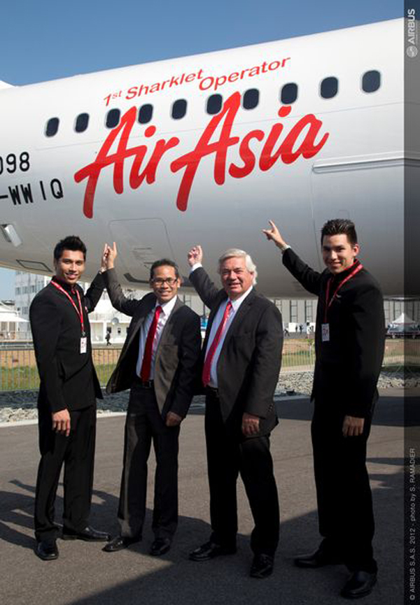 Airbus A320 sharklet Air Asia