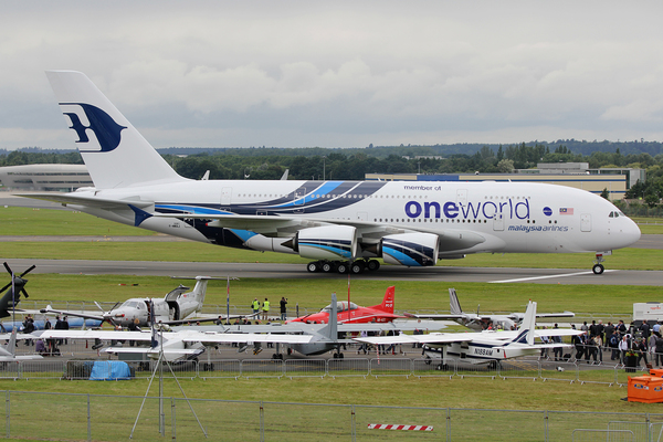 Airbus A380 Malaysia Airlines OneWorld