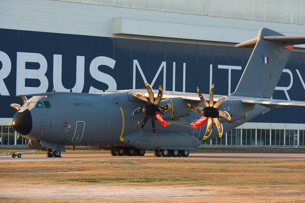 Premier A400M aux couleurs de l'Armée de l'Air