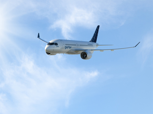 Bombardier CS100 aux couleurs de Porter Airlines