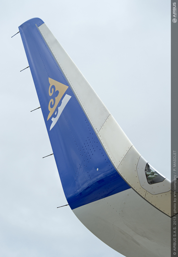 Airbus A320 sharklets Air Astana