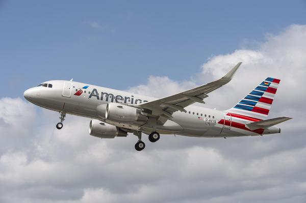 Airbus A319 sharklets American Airlines