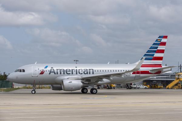 Airbus A319 sharklets American Airlines