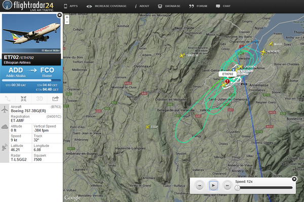 Boeing 767 Ethiopian Airlines ET-AMF ET702