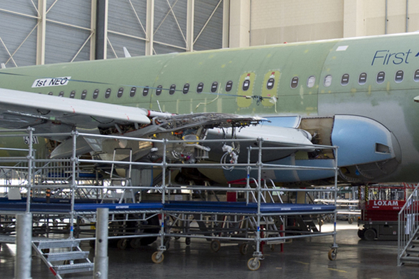 Mât moteur de l'Airbus A320neo - MSN6101