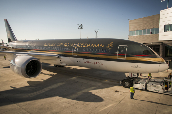 Premier Boeing 787 Royal Jordanian