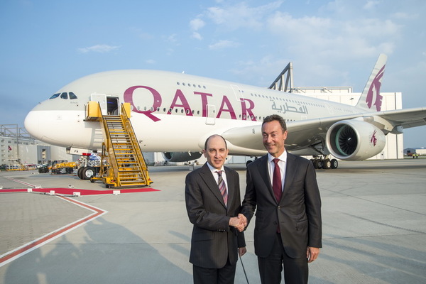 Livraison Airbus A380 Qatar Airways Livraison Airbus A380 Qatar Airways