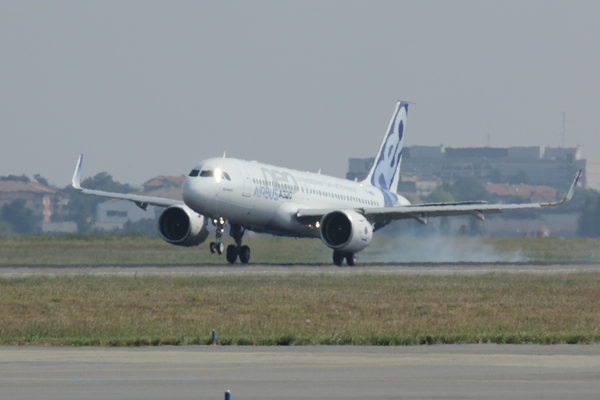 Atterrissage Airbus A320neo