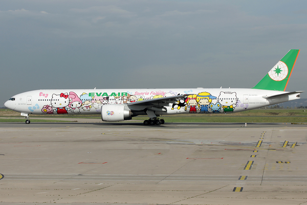 Boeing 777 Eva Air Hello Kitty