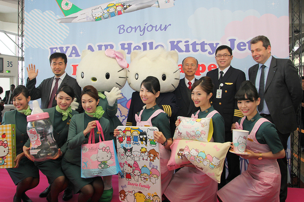 Cérémonie Hello Kitty Eva Air