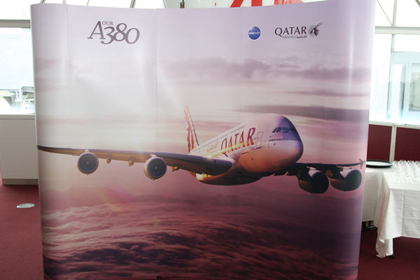 Cérémonie A380 Qatar Airways