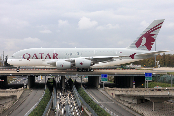 Cérémonie A380 Qatar Airways