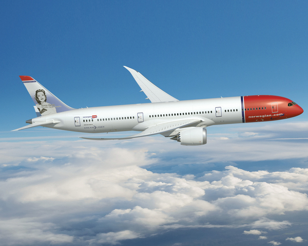 Boeing 7879 Norwegian