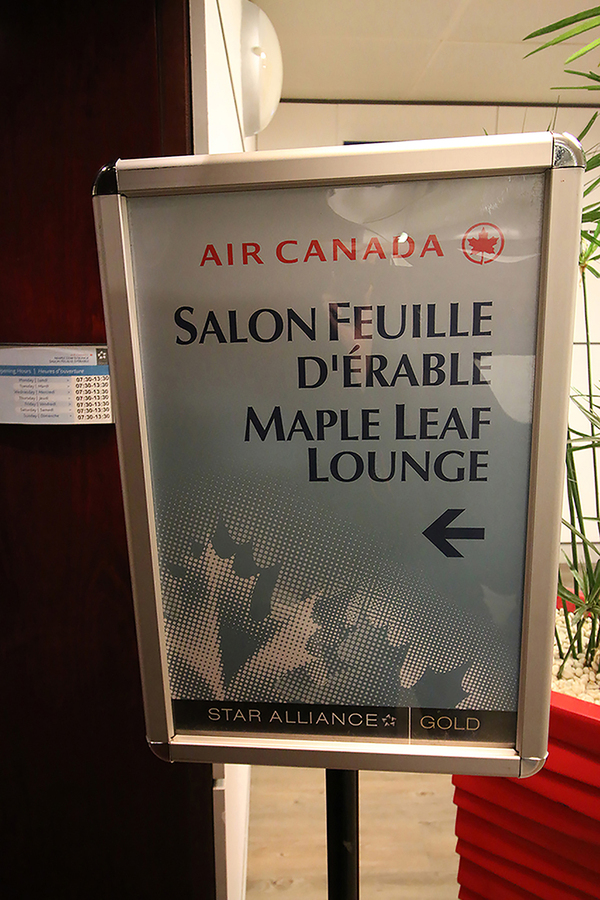 Salon Erable Air Canada CDG
