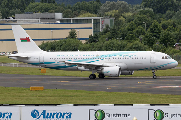 Airbus A320 Oman Air Force 556