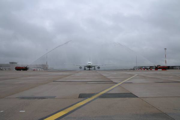 Inauguration vol Chennai - Paris Jet Airways 