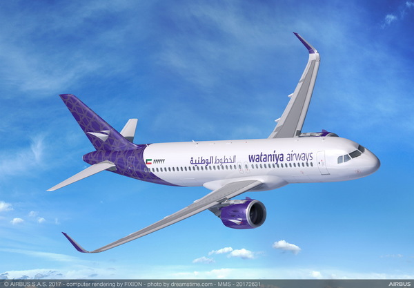 Airbus A320neo Wataniya Airways