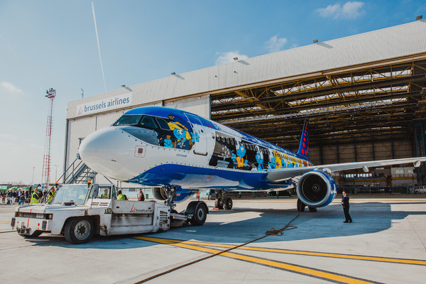 Airbus A320 Brussels Airlines Aerosmurf 