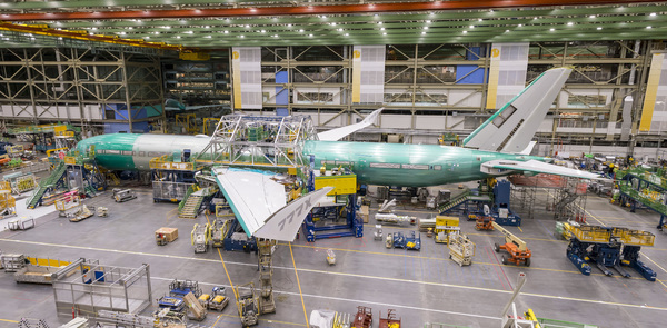 Chaine d'assemblage Boeing 777X