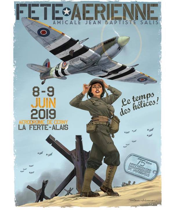 Affiche Fête Aérienne 2019 Amicale Jean Baptiste Salis