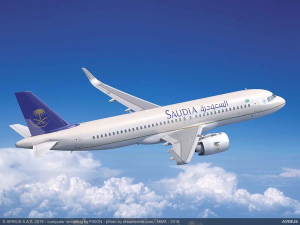 Airbus A320neo Saudi Arabian Airlines 