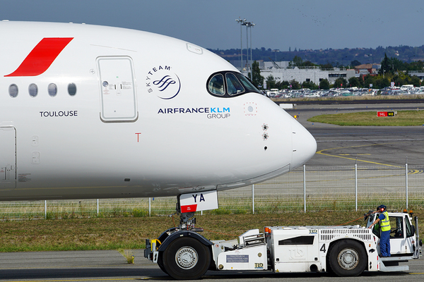 Livraison du premier Airbus A350 à Air France