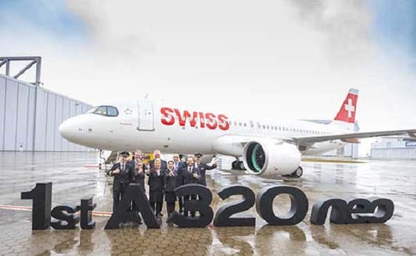 Airbus A320neo Swiss International Air Lines