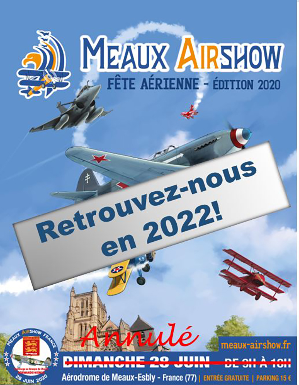 Meaux Airshow 2020 annulé