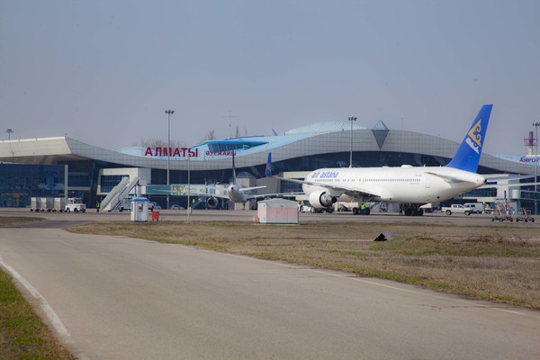 Aéroport d'Almaty au Kazakhstan
