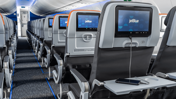 cabine Airbus A220 JetBlue